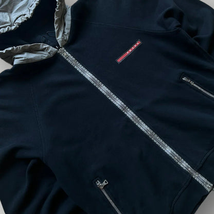 Prada Sport 2000’s Hooded Fleece M/L