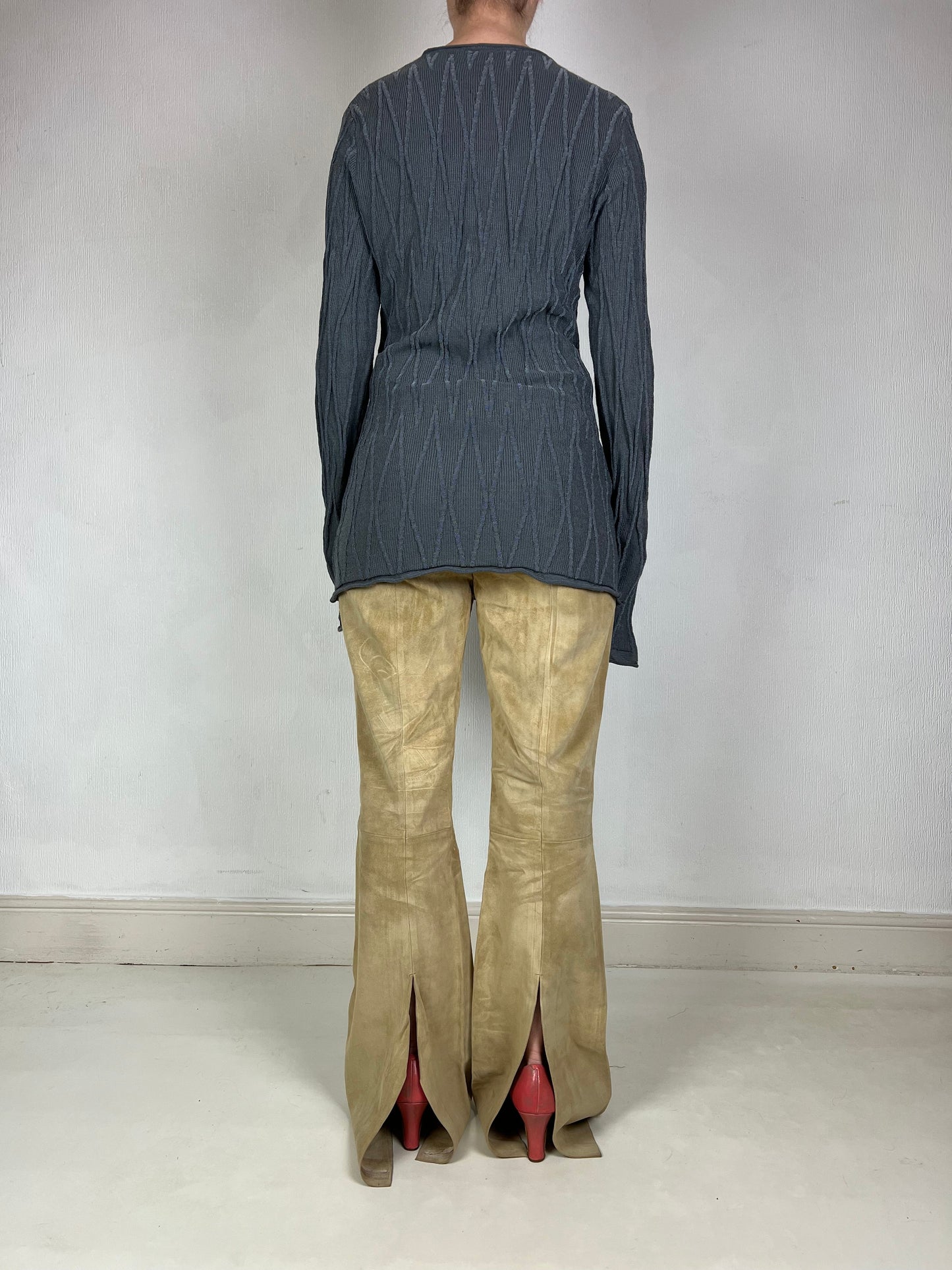 Dolce & Gabbana vintage suede trousers