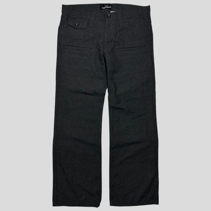 Comme Des Garçons 2007 Mini Pockets Baggy Wool Carpenter Trousers - M/L