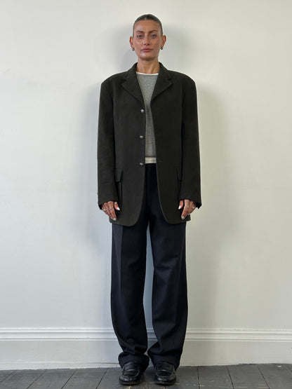 Versace Jeans Couture Pure Cotton Bespoke Medusa Button Blazer - 40R/L