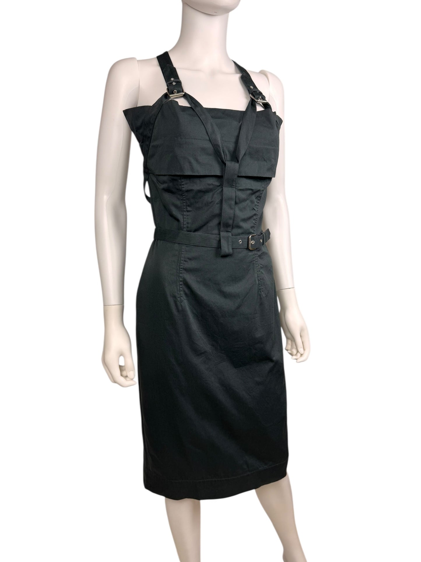 Vivienne Westwood F/W 2008 Red Label bondage dress | Grey, Multicoloured