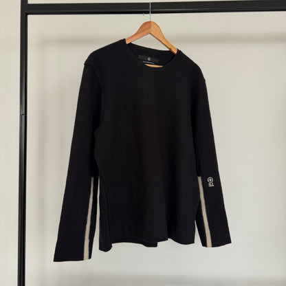 aw2006 stone island denims wool knit jumper | O/S, Multicoloured