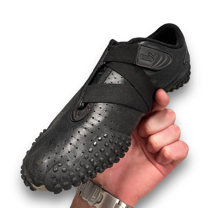 2000's Puma Mostro Black Perforated Leather (UK7) | Default Title, Black