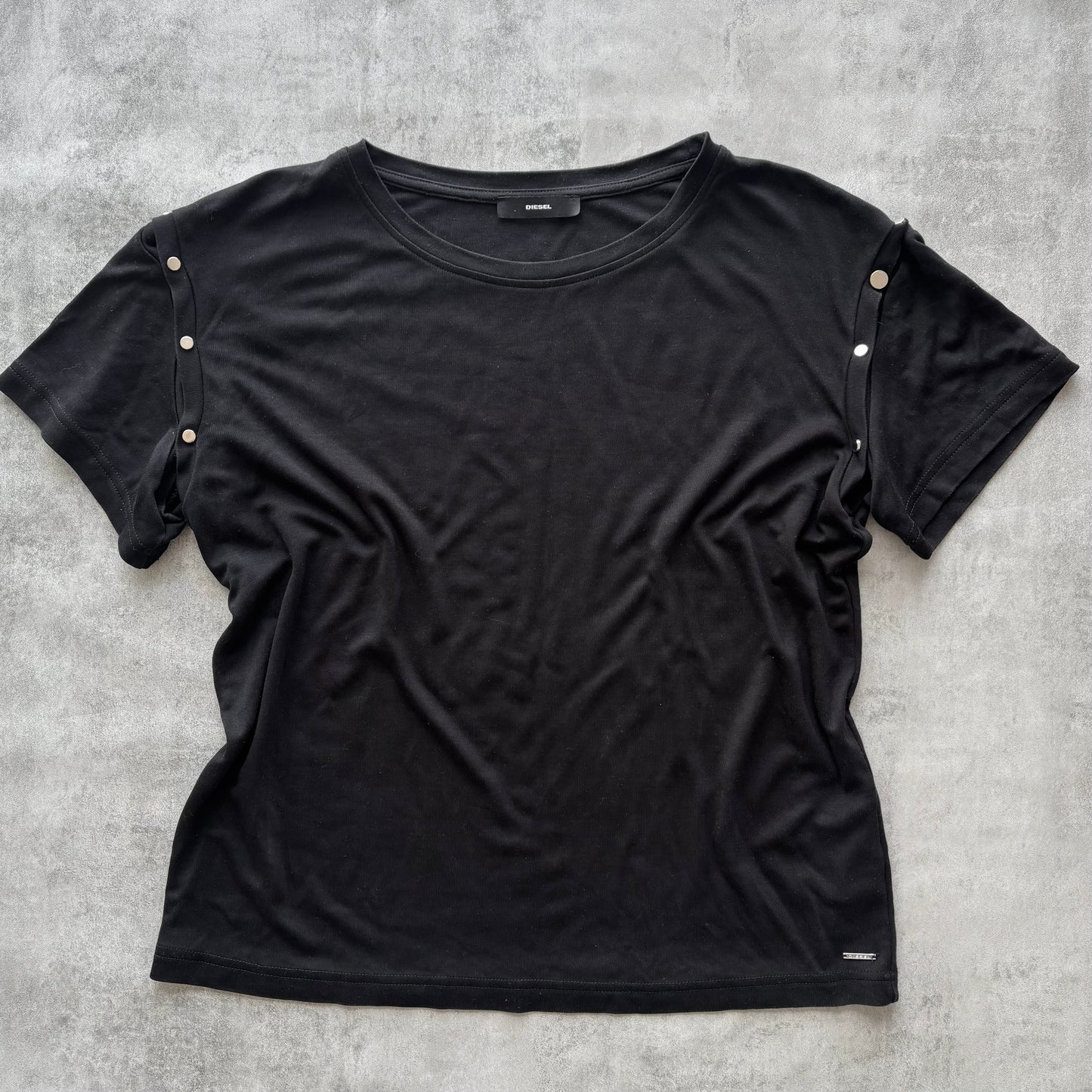DIESEL T-SHIRT | O/S, Black