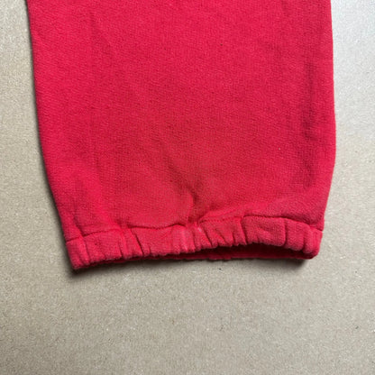 S/S 1986 Scarlet Red Square Patch Joggers