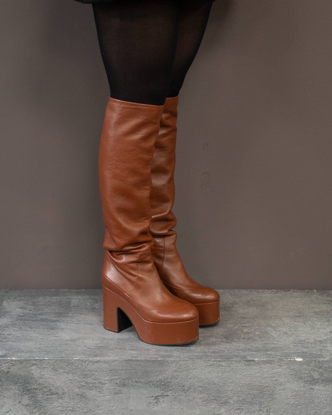 DRIES VAN NOTEN PLATFORM SHOES (EU 38, FITS LIKE 39)