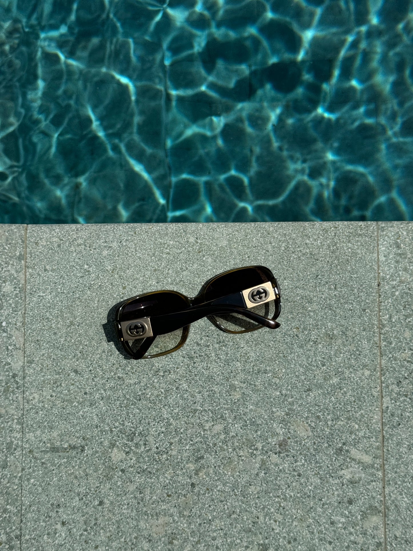 Vintage 2000s Gucci Oversized Sunglasses | O/S, Brown