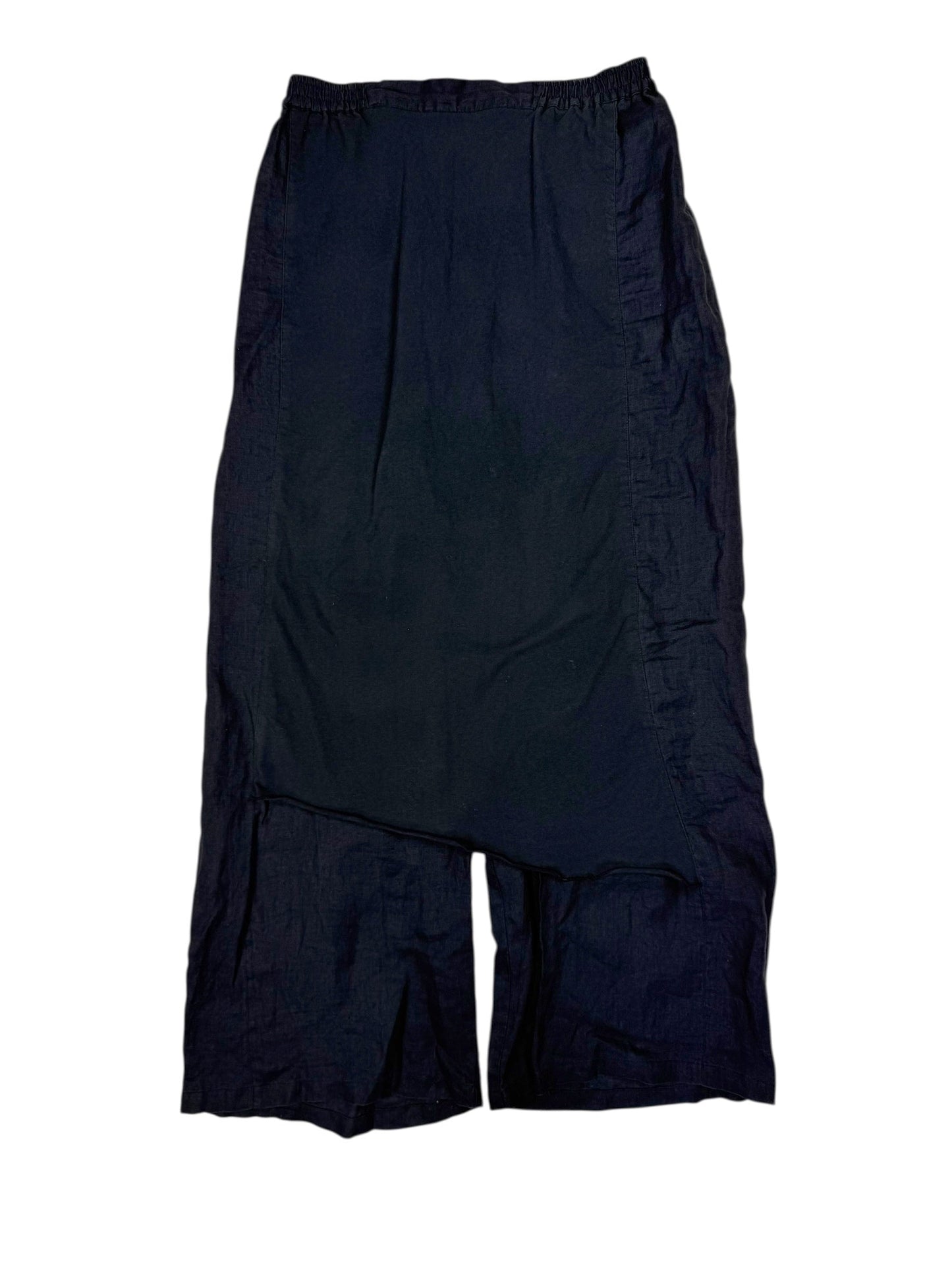 Hebbeding linen trouser skirt | Black, Black