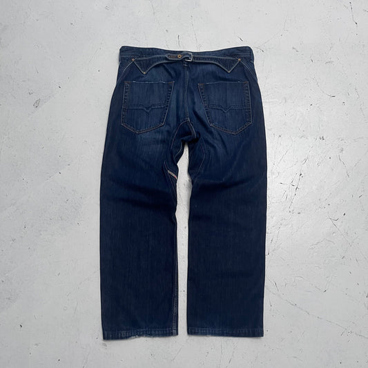 2000s diesel buckleback pheyo jeans | Blue, Blue