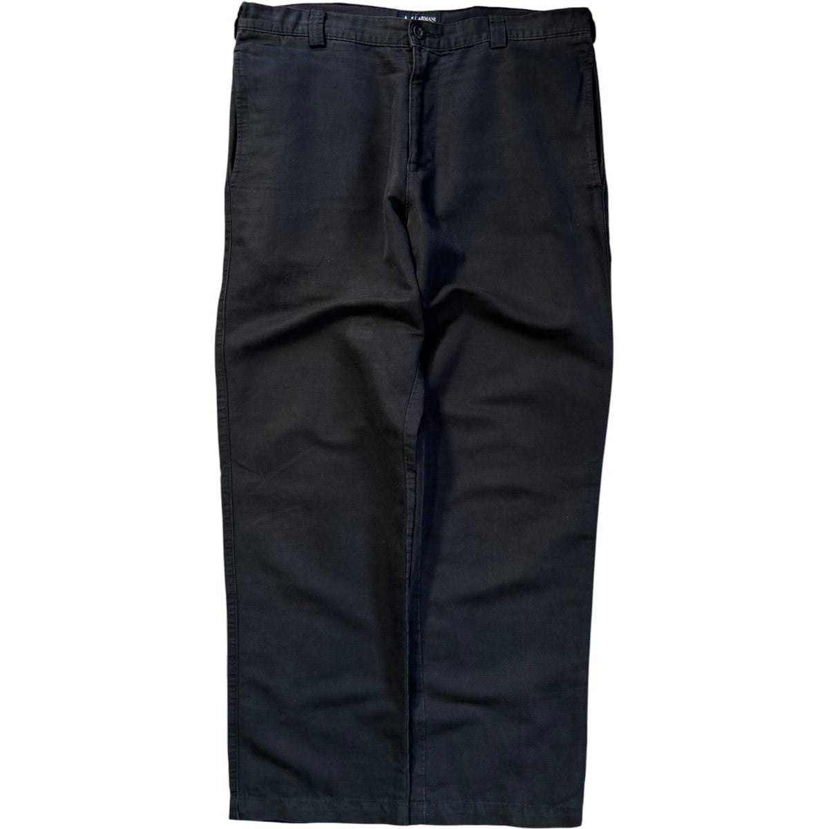 Armani Jeans 90’s Hemp Blend Pants W36 | W36, Black