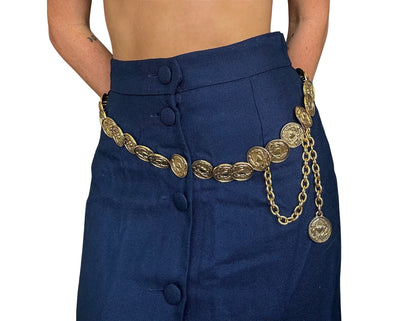 Moschino ‘Cheap and Chic’ Skirt | O/S, Blue