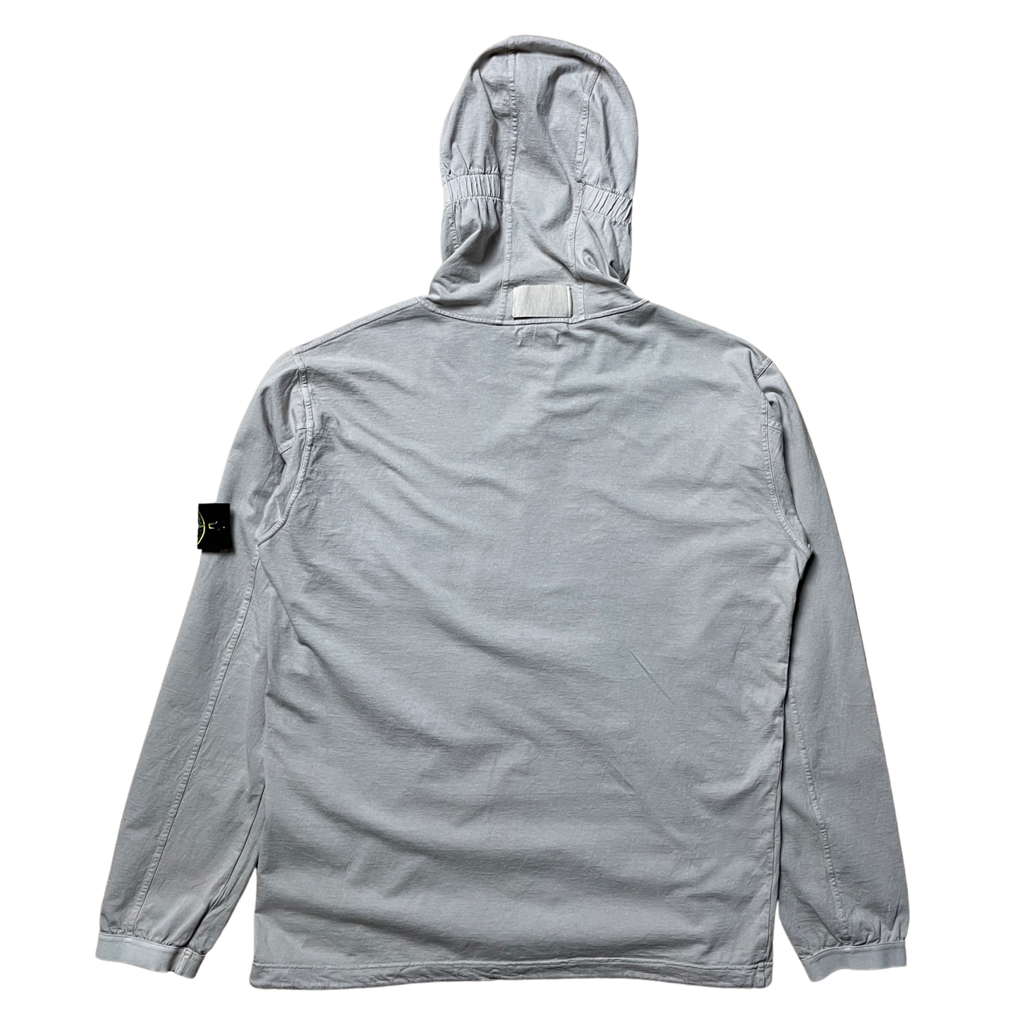 S/S 2008 Cloud Grey Triple Cotton Sniper Hood Single Pocket Pullover Hoodie