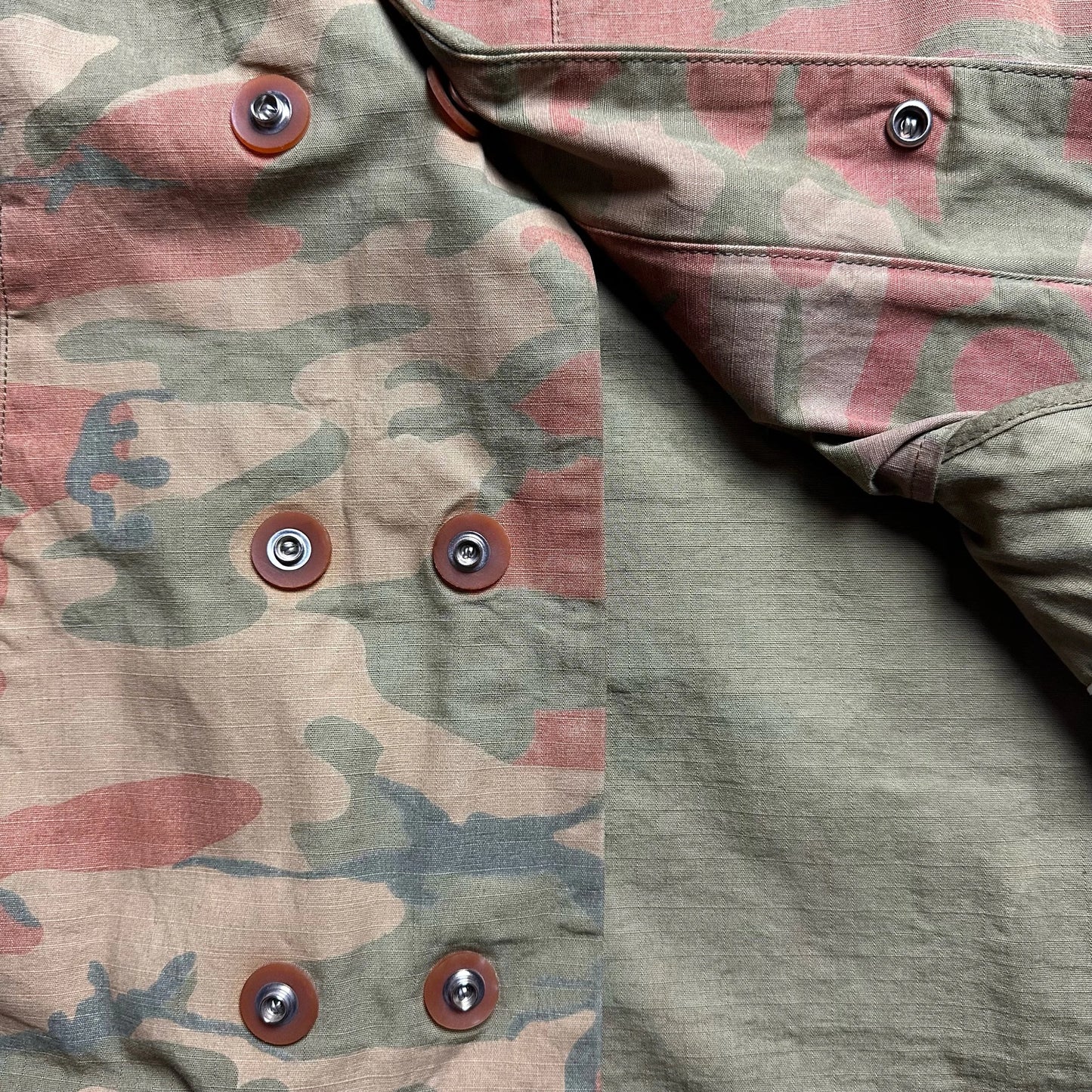 S/S 1990 Tiger Orange Ice Camouflage Jacket Bomber Jacket