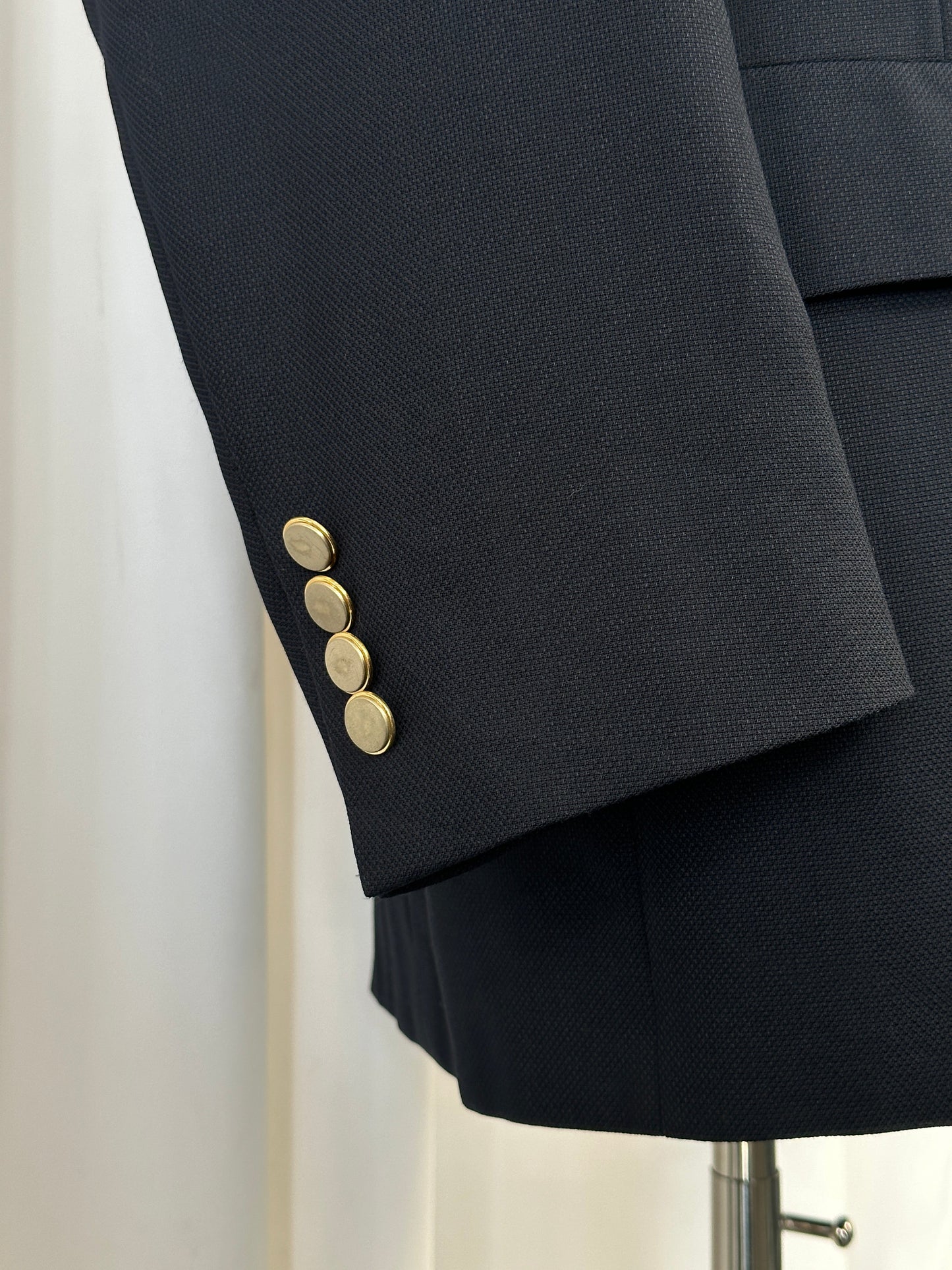 Christian Dior Monsieur 1980s Pure Wool Bespoke Button Blazer - 38R/M