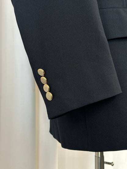 Christian Dior Monsieur 1980s Pure Wool Bespoke Button Blazer - 38R/M