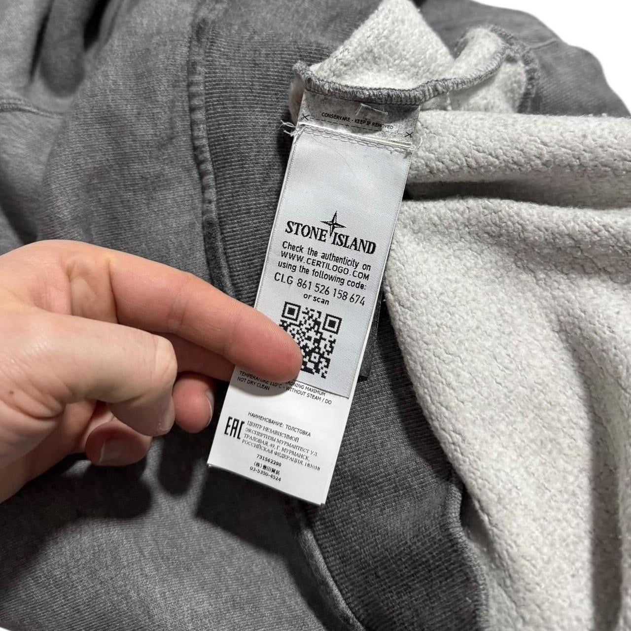 Stone Island Dust Treatment Pullover Crewneck