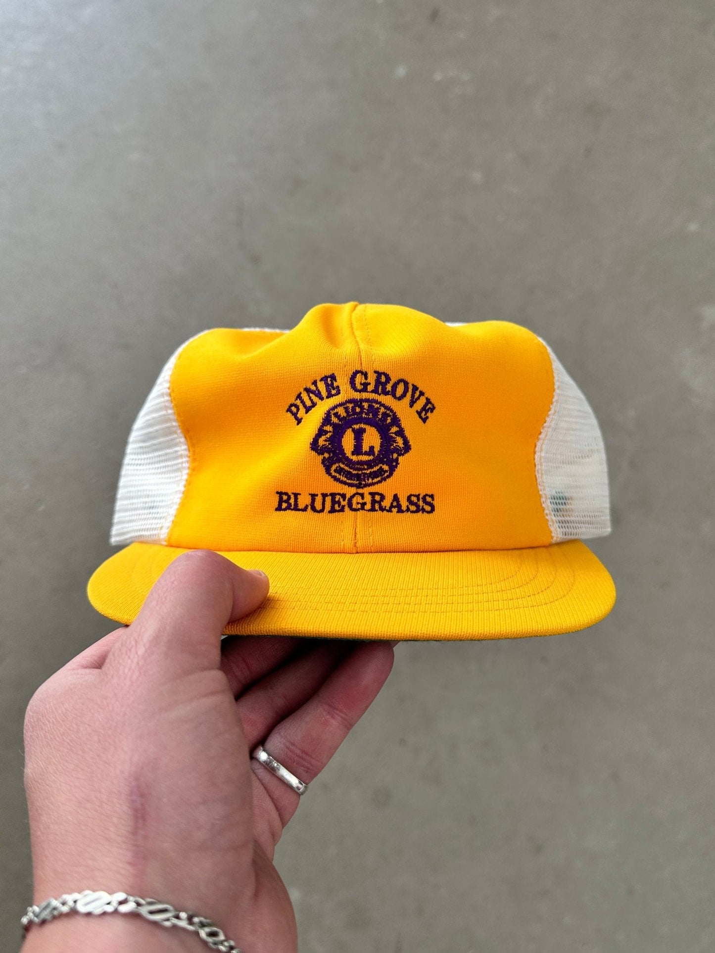 1990’s Pine Grove Trucker Cap | O/S, Yellow