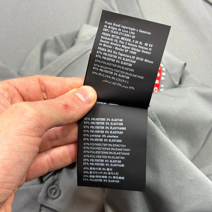 Prada Americas Cup 2024 Logo Pique Polo - S/XXL