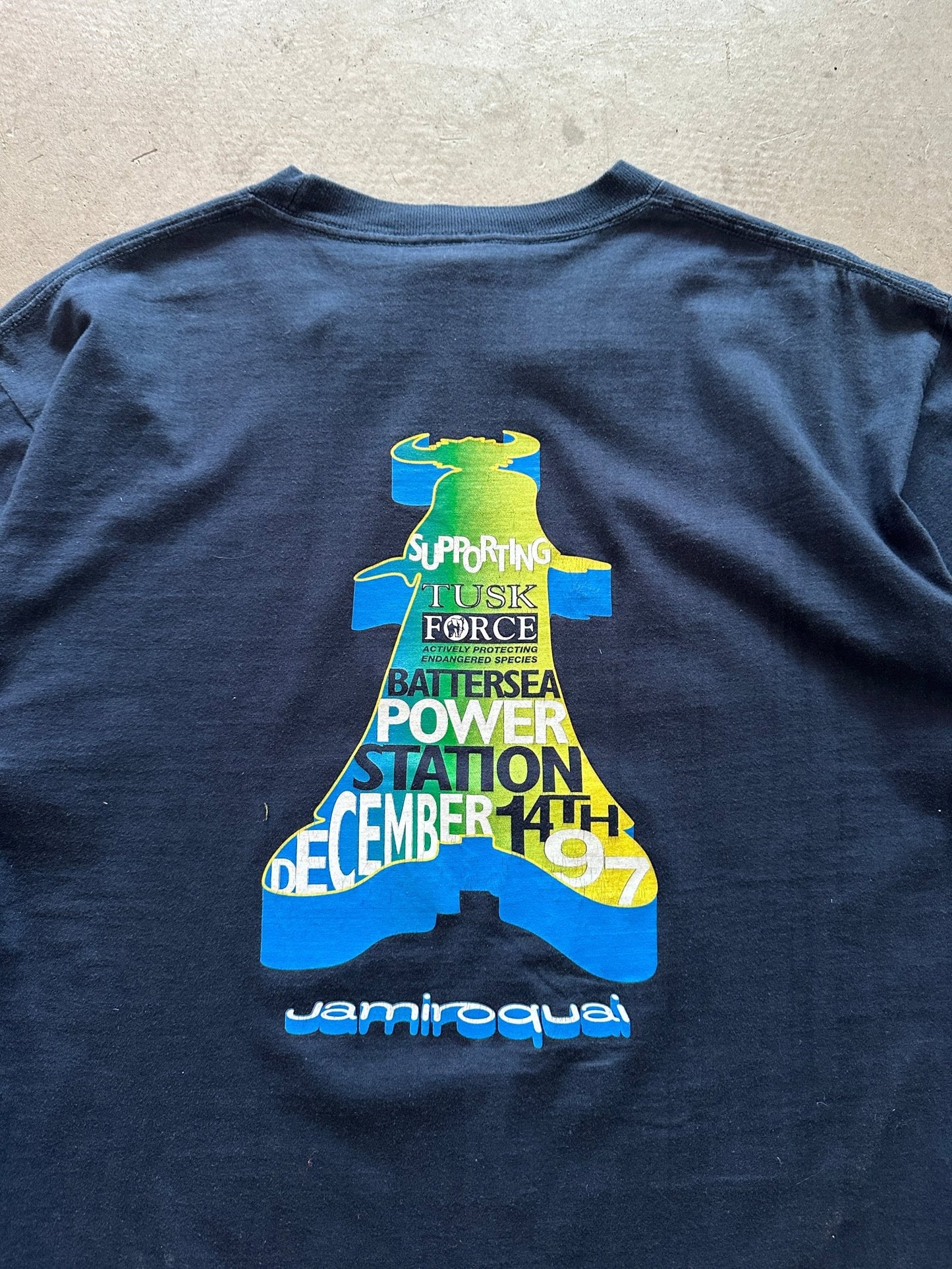 1997 Jamiroquai Battersea Powerstation T-Shirt - XL | Default Title, Red