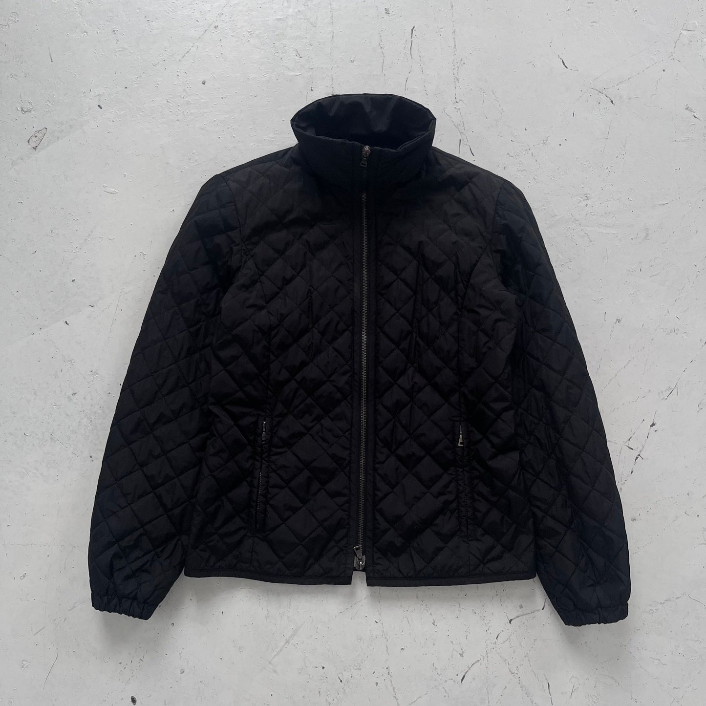 2007 prada sport quilted jacket | Black, Black