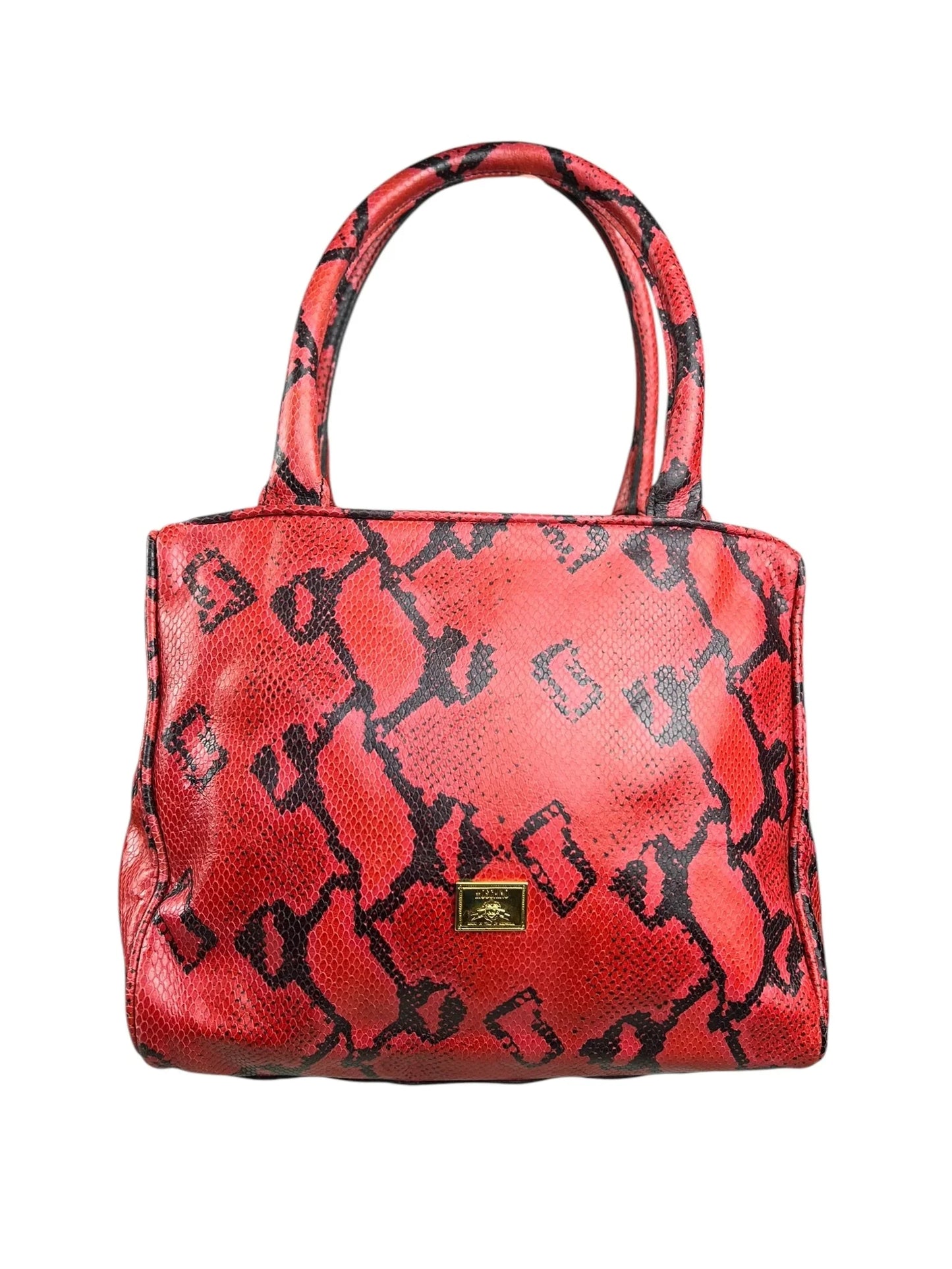 Moschino mid 1990s Python bag