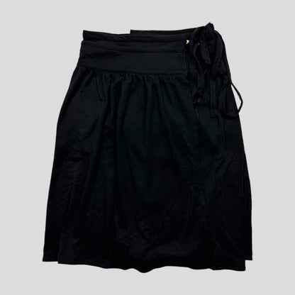 Comme Des Garçons 80’s Wool Wraparound Skirt - OS | O/S, Black
