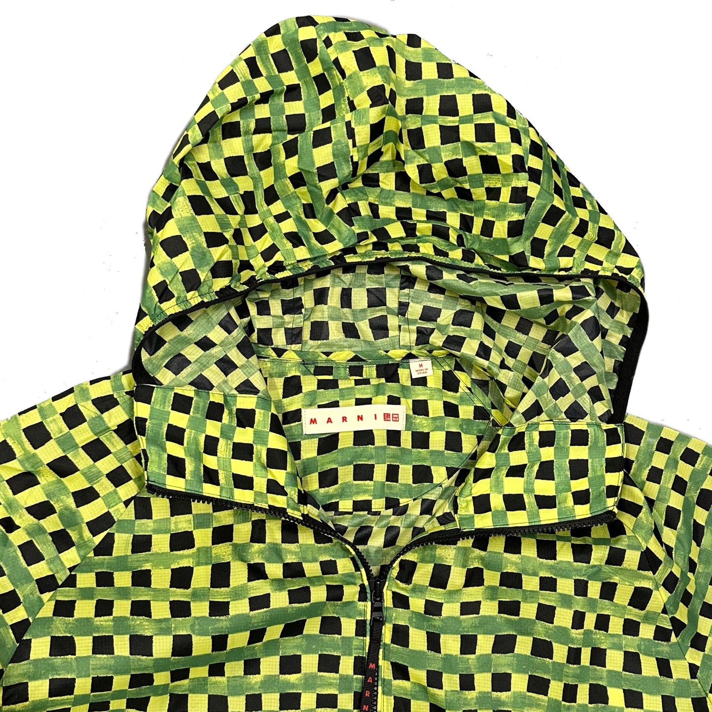 Uniqlo X Marni Check Jacket In Green (M) | Medium, Green