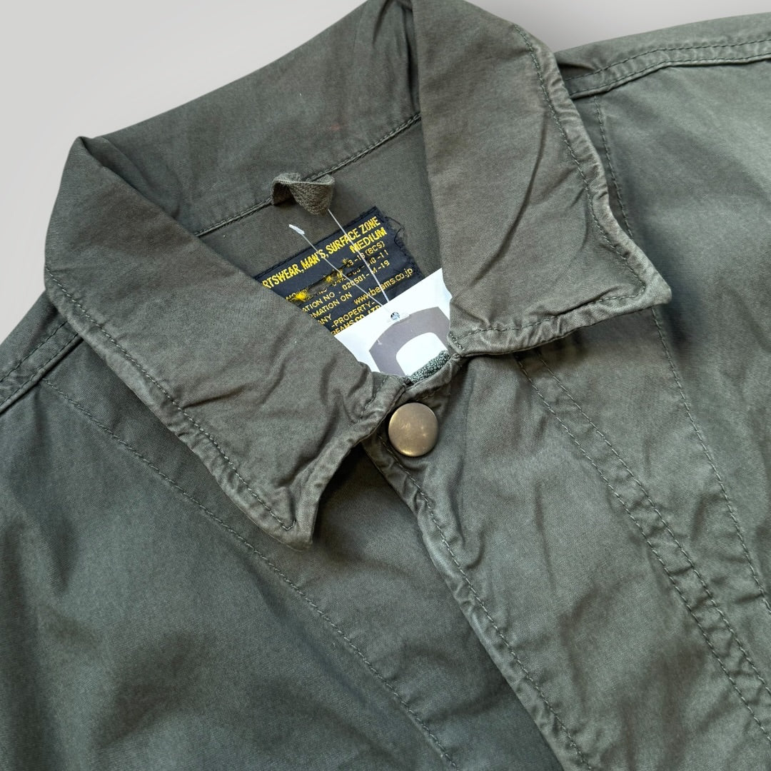 Beams Japan Multipocket Overshirt S/M | O/S, Olive