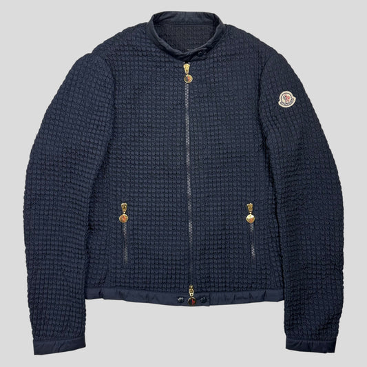 Moncler Marguerite 3D Bubble Wrap Quilted Biker Jacket - 1 (UK8) | Default Title, Multicoloured