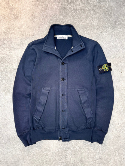 S/S 2014 Stone Island Navy Button-up Sweater