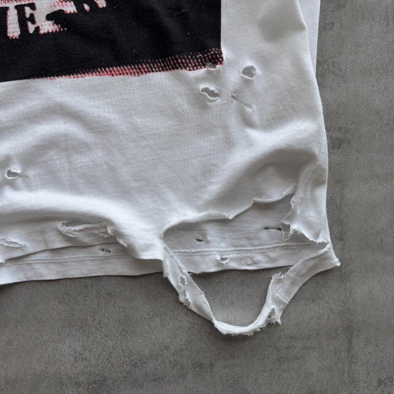 DIESEL DISTRESSED T-SHIRT | O/S, Red