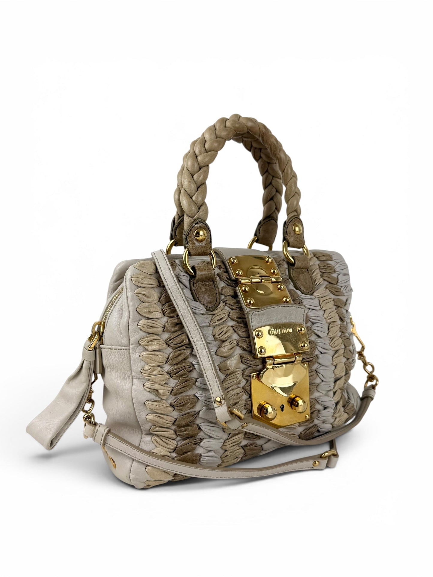 2010s Miu Miu Matelasse 2Way Handbag | O/S, Multicoloured