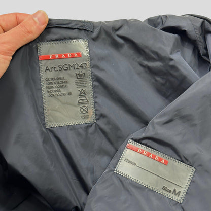 Prada Milano 2013 Midnight Navy Padded Nylon Windbreaker - M/L