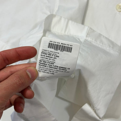 Prada Milano 2019 Camp Collar Triangle Logo Boxy Shirt - IT38 | Default Title, Multicoloured