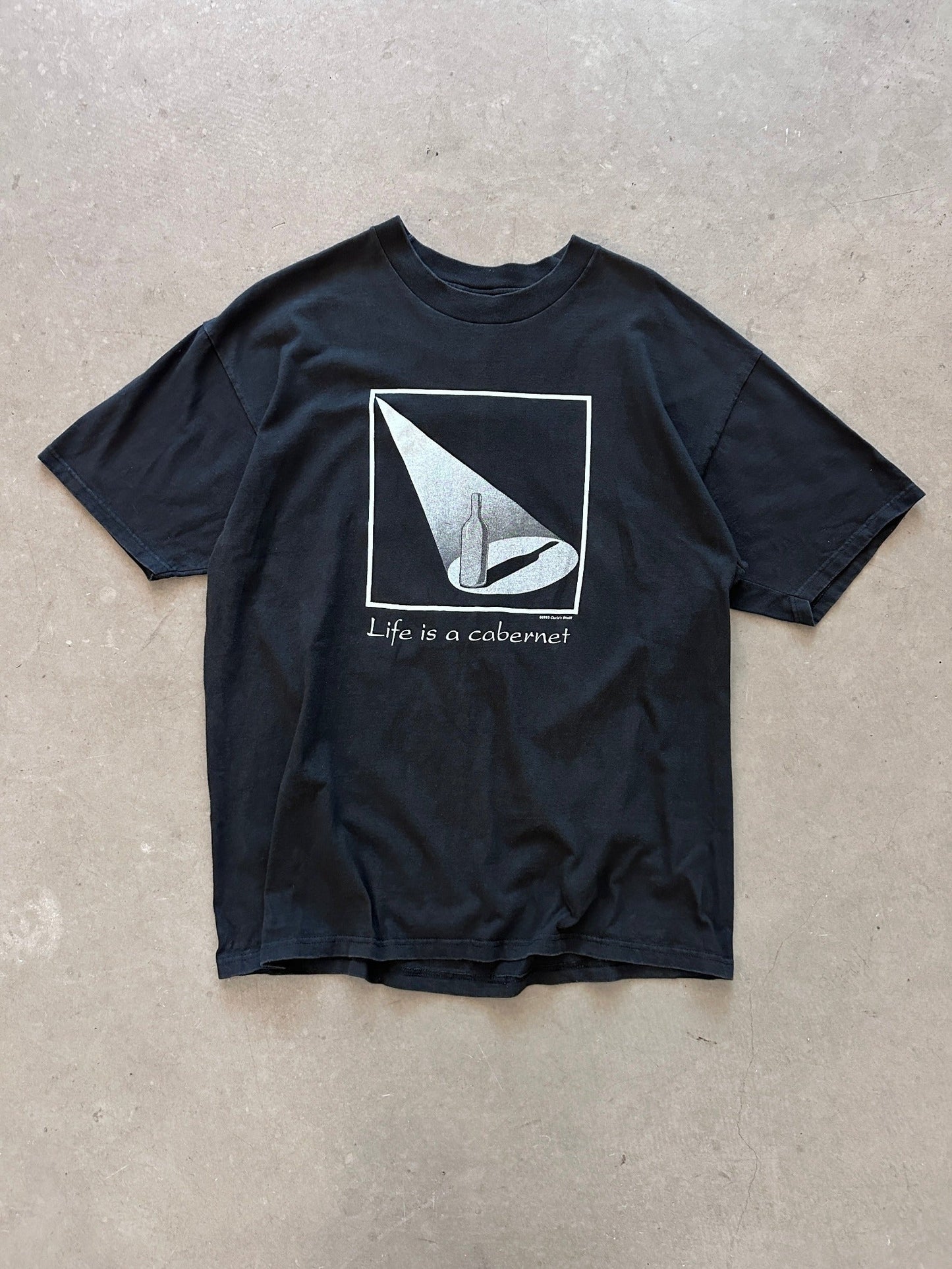 1990’s Life is a Cabernet T-Shirt - XL | X-Large, Red