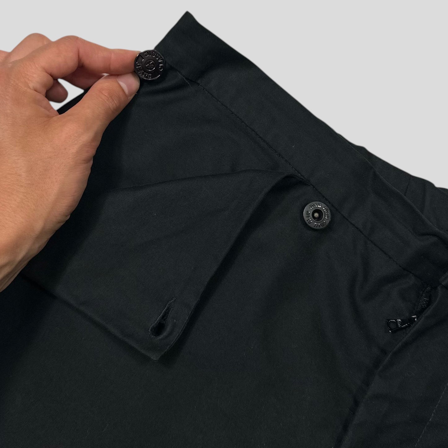 Miu Miu 1999 Modular Hip Pocket Co-nylon Carpenter Trousers - M/L | Default Title, Black