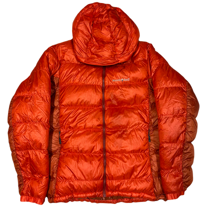 Montbell Puffer Jacket In Orange & Red ( M )