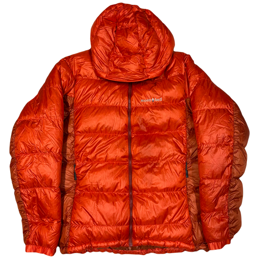 Montbell Puffer Jacket In Orange & Red ( M )