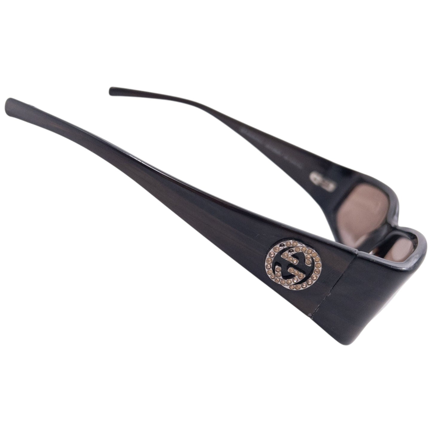 Vintage 90s Gucci By Tom Ford Diamanté Sunglasses | O/S, Black