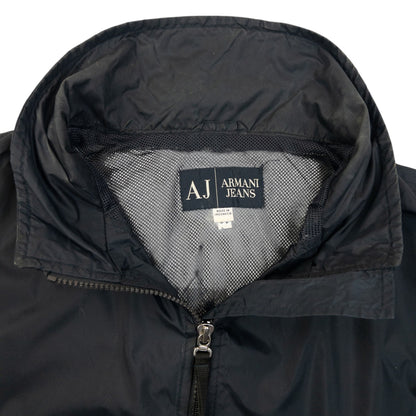Vintage 2000s Armani Jeans Zip Up Jacket Size L | Large, Navy