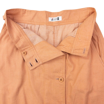 Vintage 80s Issey Miyake Button Up Skirt Womens Size W27