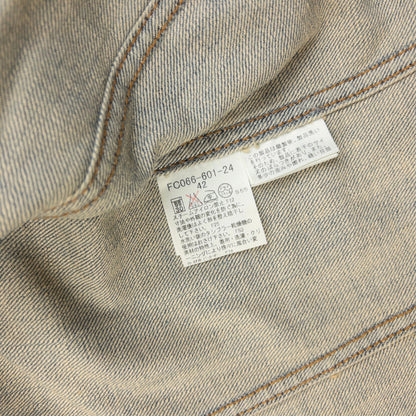 Vintage 2000s Burberry Button Up Denim Jacket Womens Size S | Small, Blue