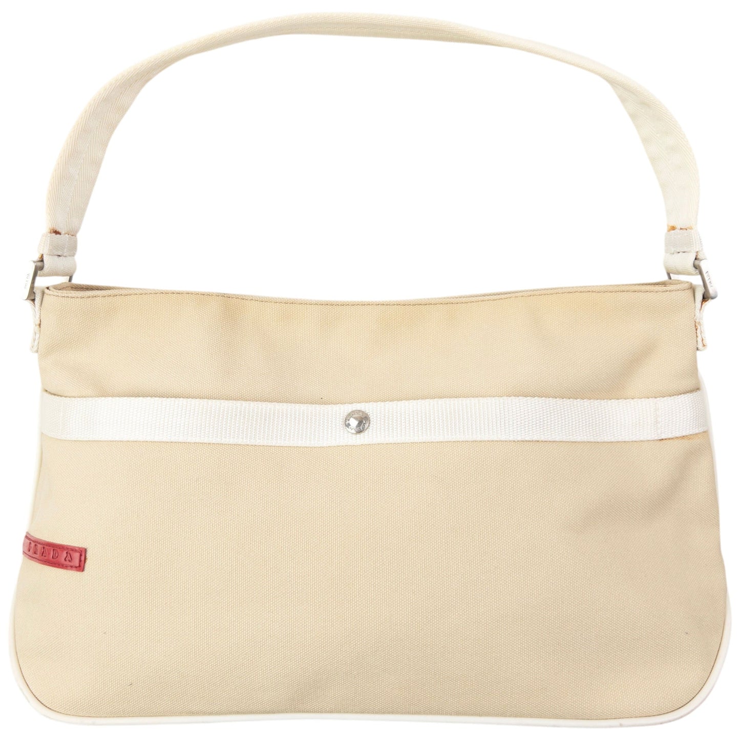 Vintage 2000s Prada Sport Shoulder Bag | O/S, Beige