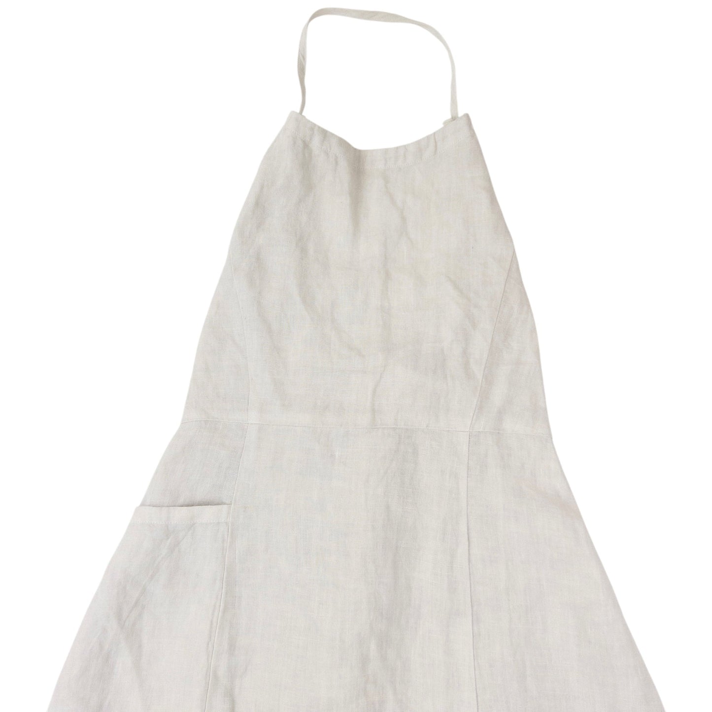 Vintage 1999 CP Company Tie-Back Linen Dress Womens Size M | Medium, Grey