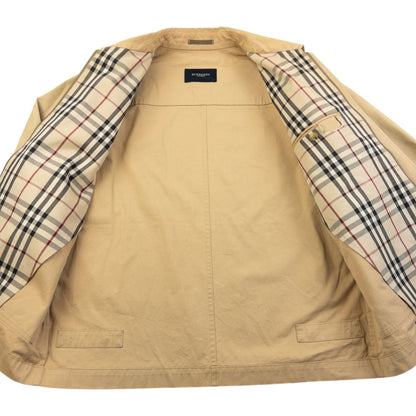 Vintage 2000s Burberry Zip Up Jacket Size S | Small, Beige
