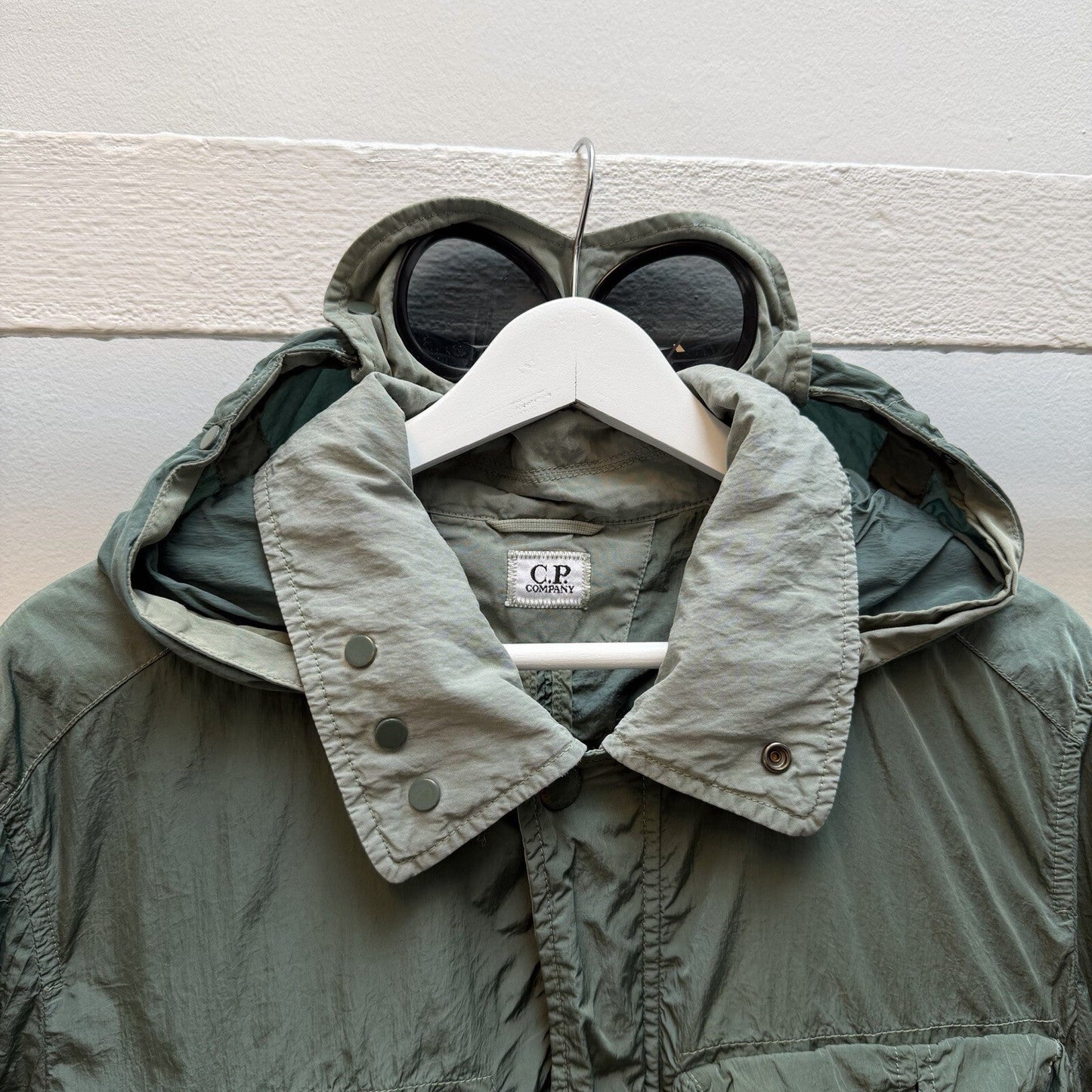 CP Company Multipocket Goggle Jacket (L) | Large, Green