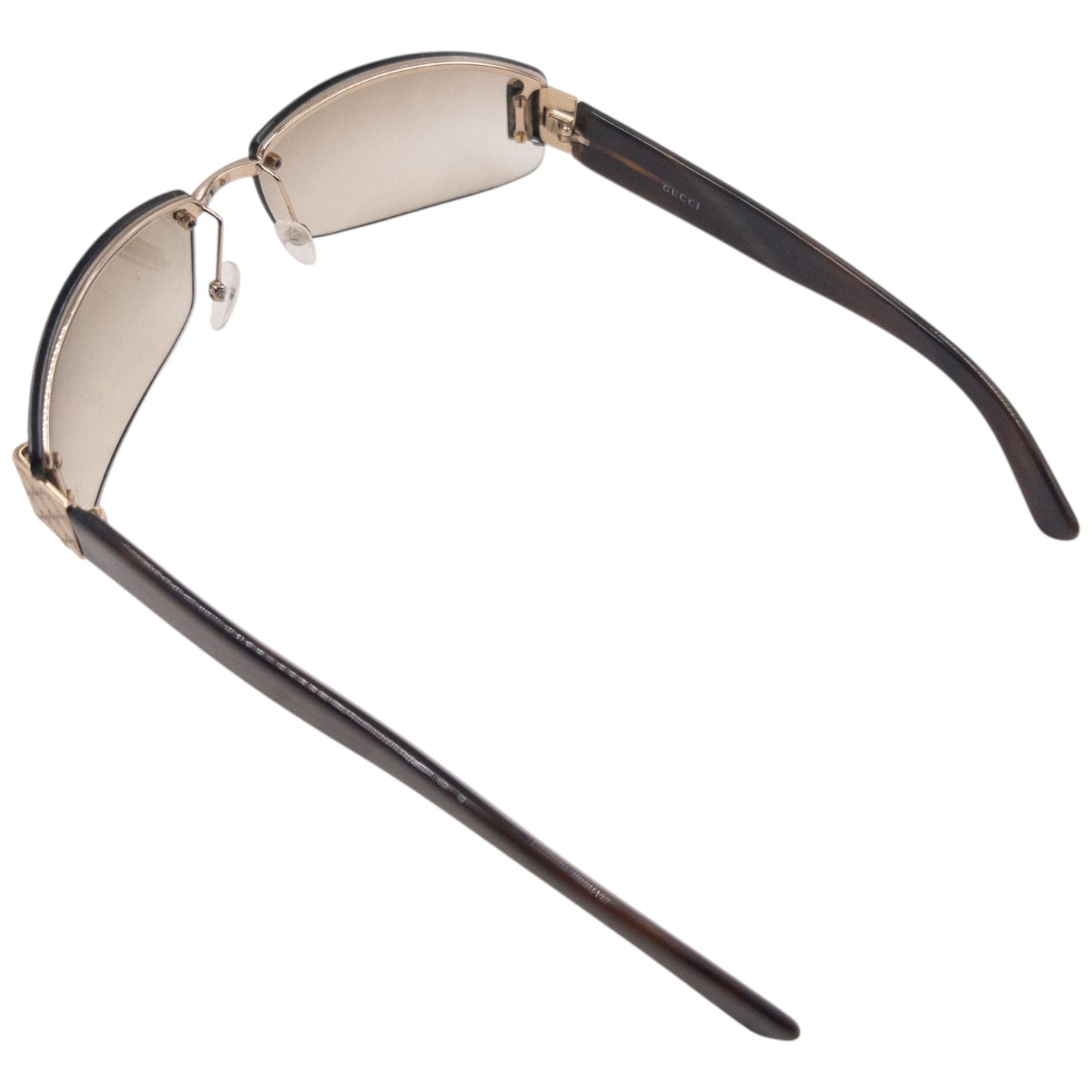 Vintage 1999 Gucci By Tom Ford Rimless Sunglasses | O/S, Brown