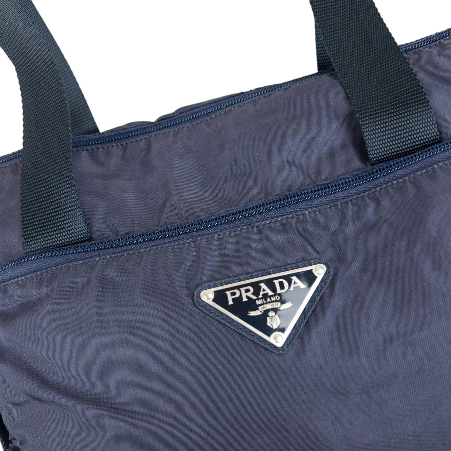Vintage 90s Prada Shoulder Bag | O/S, Blue