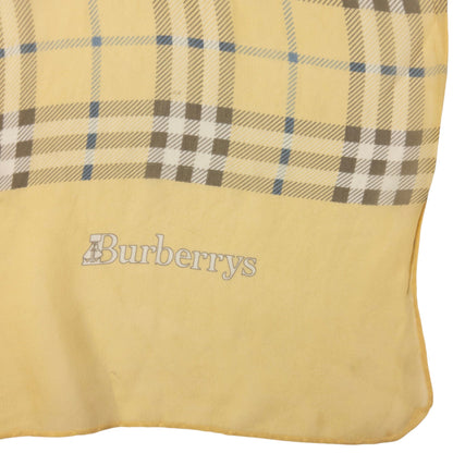 Vintage Burberry Nova Check Sheer Silk Scarf