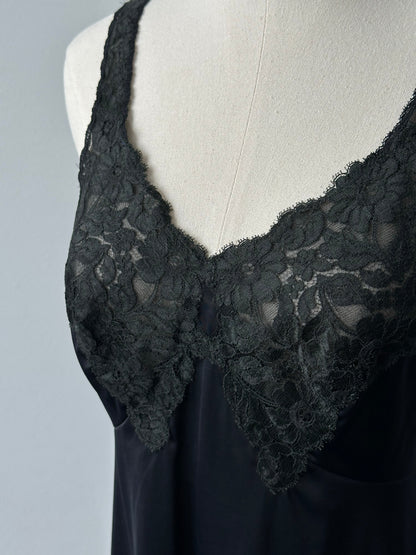 Italian Vintage 1990s Lace Mini Dress - S